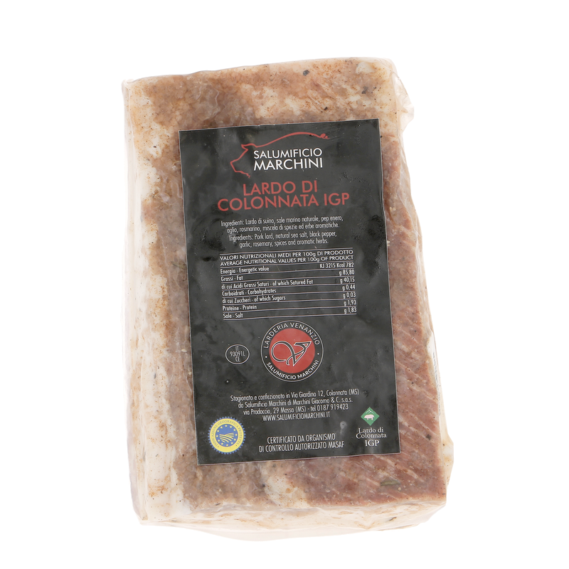 Lard de Colonnata IGP 1kg