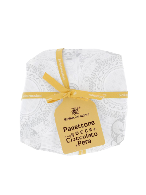 Panettone poire chocolat de Sicile 500g