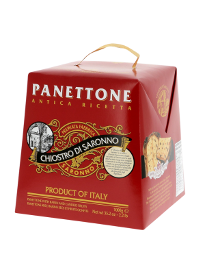 Panettone traditionnel en boîte carton Lazzaroni 1 kg 