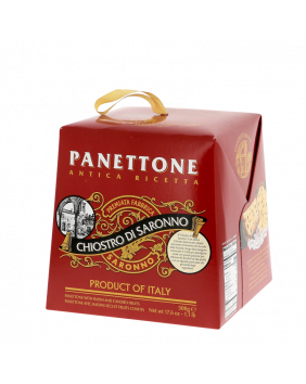 Panettone traditionnel en boîte carton Lazzaroni 500 g 