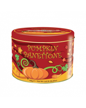 Panettone Lazzaroni citrouille boite métal collector