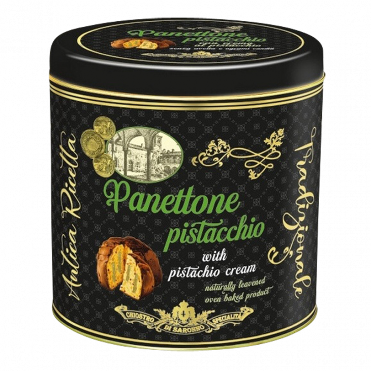 Panettone crème de pistache boîte collector